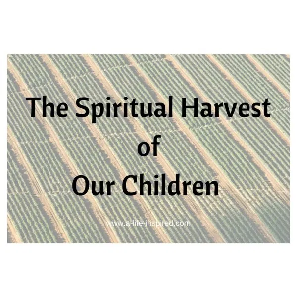 spiritual harvest of our children